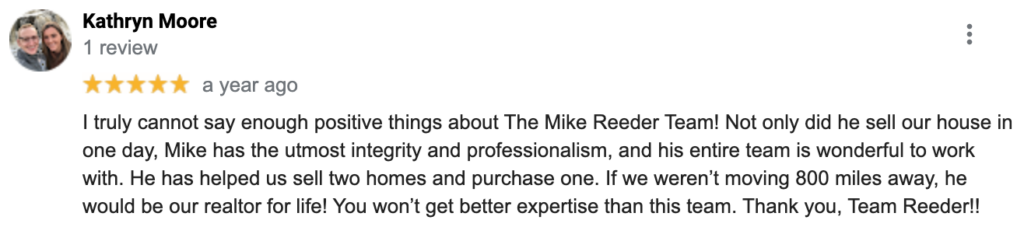 Mike Reeder Team Review